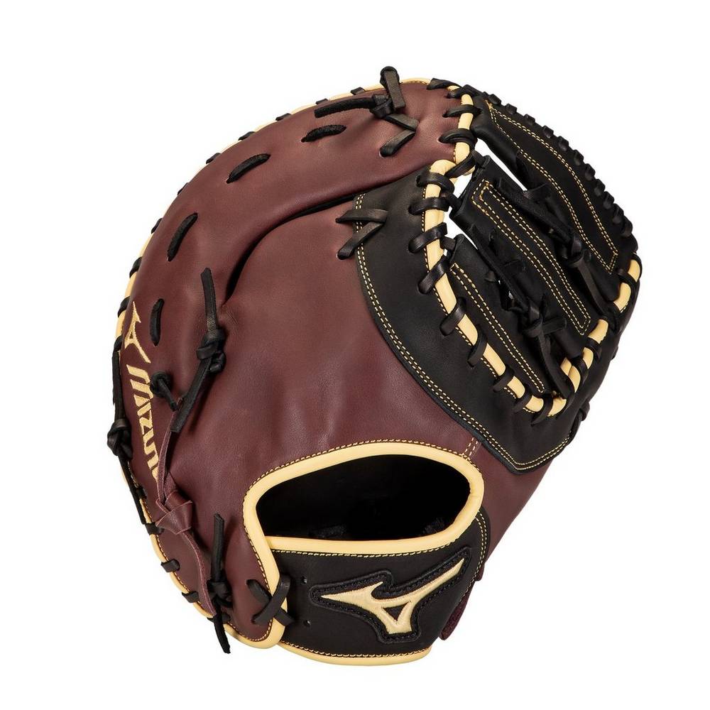 Catchers Mitt Mizuno Baseball MVP Prime First Base 12.5" - Homem - Pretas Rosa - FHLED2659